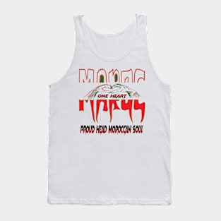 Morocan Proudly Gift Morocco Lovers Moroccan Soul Tank Top